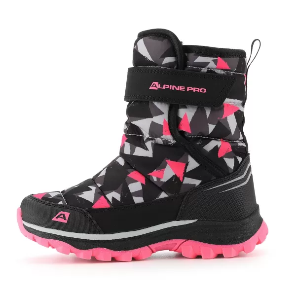  Winterschneemänner für Kinder ALPINE PRO BERNO NEONPINK 