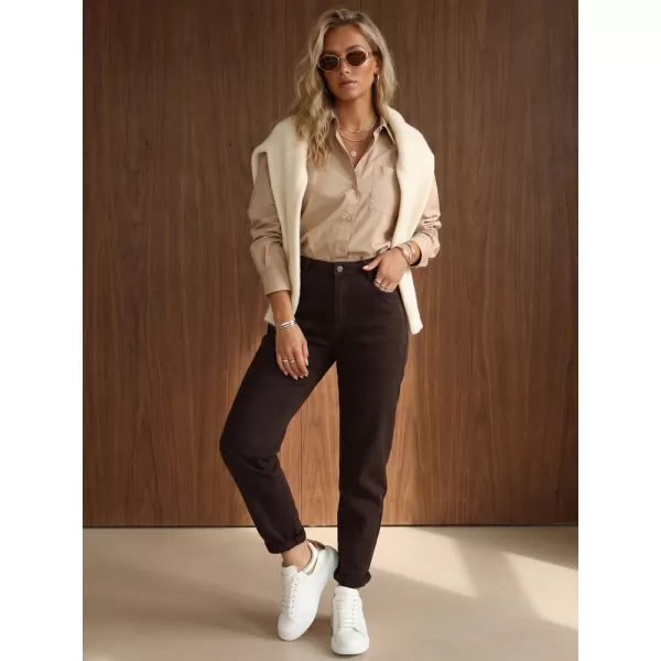  Damenhosen DSTREET UY3236 BRAUN 