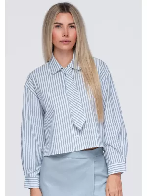 Damenhemd OMBRE OW-SH-E0069 GRAU