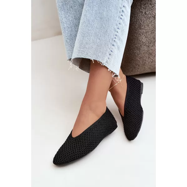  Ballerinas für Damen BOTO CH956 SCHWARZ 