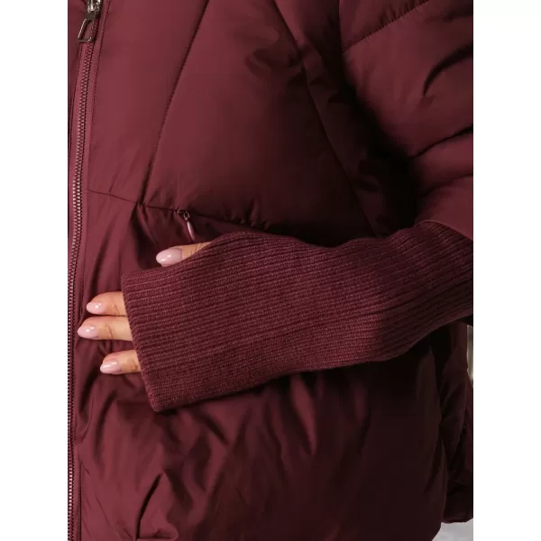  Damenjacke DSTREET TY5898 BURGUND 