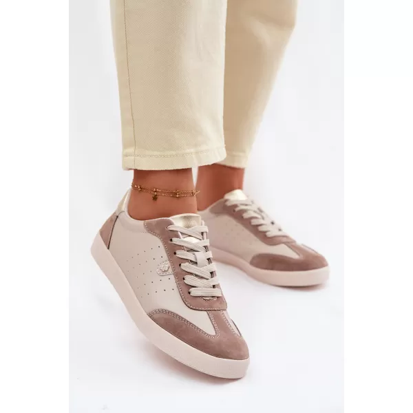  Damen-Sneaker S.BARSKI LR61-7091 BEIGE 