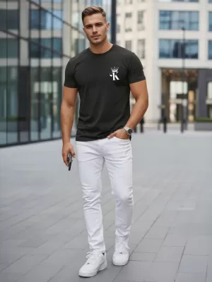 Herren-T-Shirt DSTREET NX5104R-BK SCHWARZ