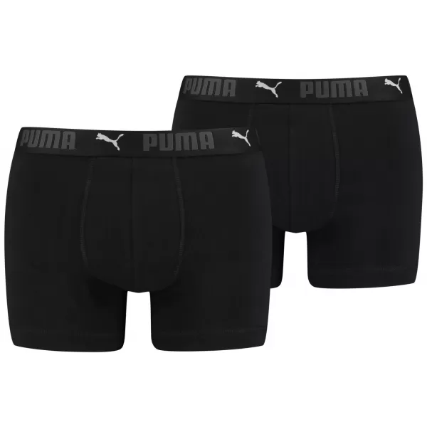  Herren-Boxershorts PUMA SPORT COTTON BOXER 2P 93552101 SCHWARZ 