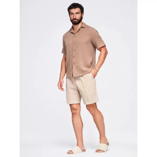  Herrenshorts OMBRE OM-SRCS-0209 HELLBRAUN 