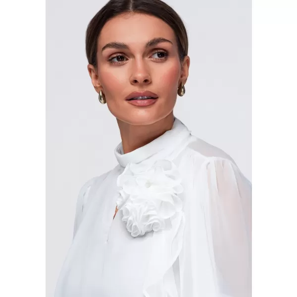  Damenbluse OMBRE OW-TS-E0085 WEIß 