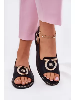 Damensandalen S.BARSKI KV51-003 SCHWARZ