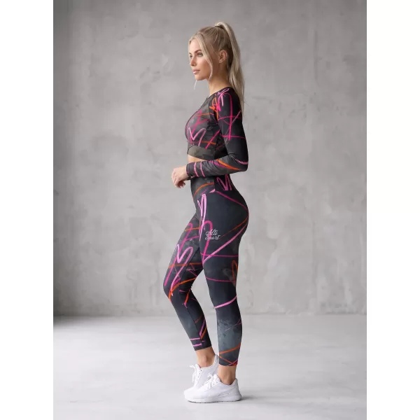  Lange Premium-Leggings für Damen (neue Größen) ALTISPORT VOJ/ALW082LEG05 SCHWARZ 