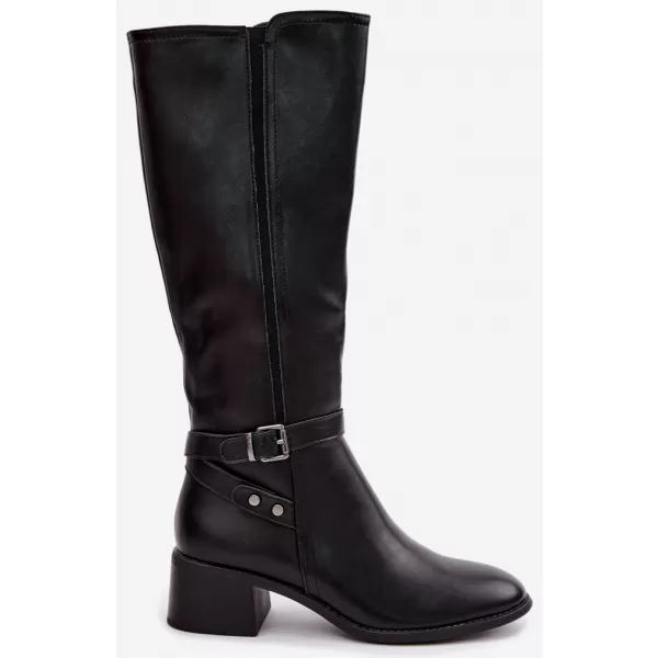  Damenstiefel SERGIO LEONE KZ-07 SCHWARZ 