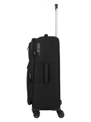Koffer TRAVELITE Kick Off 4w M exp SCHWARZ