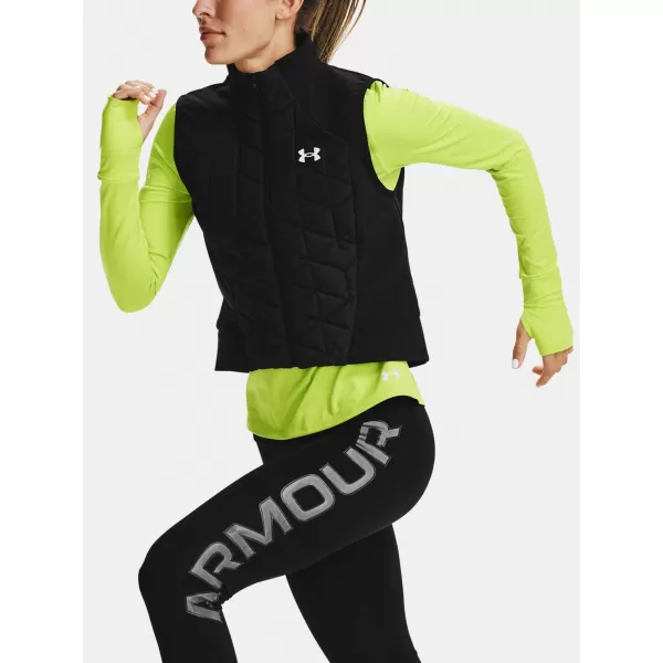  Damenweste UNDER ARMOUR CG REACTOR RUN STORM VEST 1355811-001 SCHWARZ 