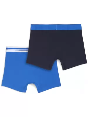 Herren-Boxershorts PUMA MEN EVERYDAY PLACED LOGO BOXER 2P 93847603 BLAUE KOMBINATION