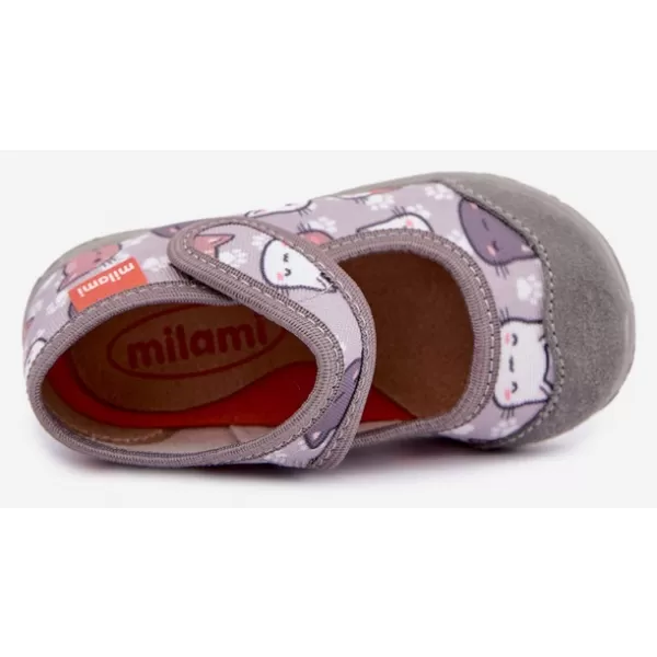  Kinderhausschuhe MILAMI 111/BR-34 GRAU 