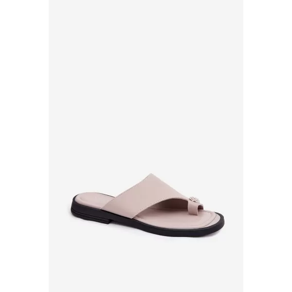  Damen-Flip-Flops VINCEZA 62307 BEIGE 