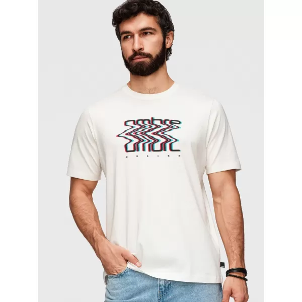  Herren-T-Shirt OMBRE OM-TSPT-0286 WEIß 