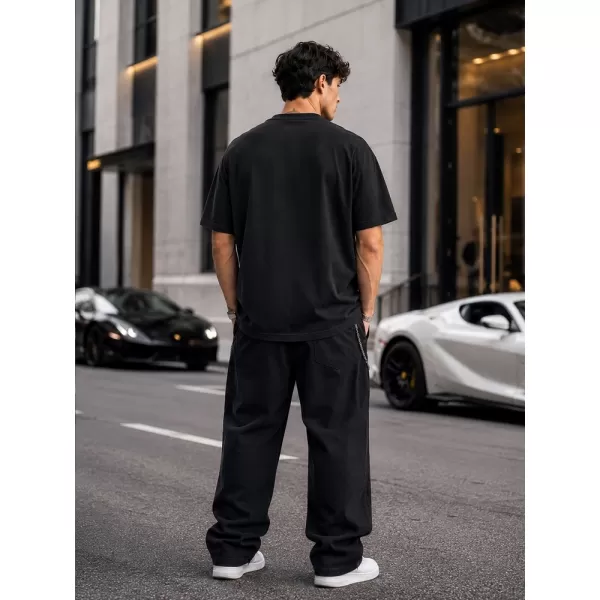  Herren-T-Shirt DSTREET RX5682 SCHWARZ 