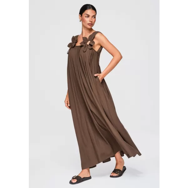  Kleid OMBRE OW-DLR-E0014 BRAUN 