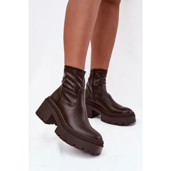  Damen-Stiefeletten BOTO 9670A LILA 