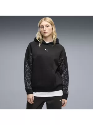 Damen-Sweatshirt PUMA SPORT ANIMAL STANDARD HOODIE FL 69400701 PUMA SCHWARZ