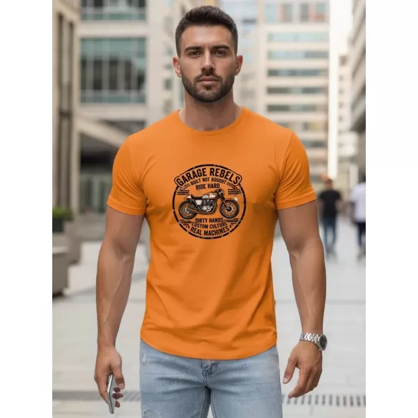  Herren-T-Shirt DSTREET NX5007R-OR ORANGE 
