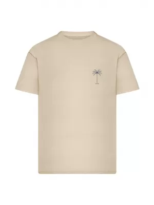 Herren-T-Shirt URBAN CLASSICS TB8756 WEIß/SAND