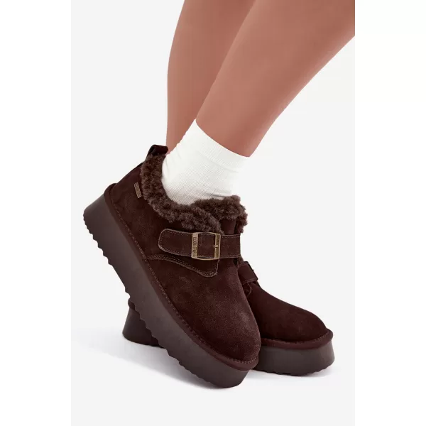  Schneemänner für Frauen BIG STAR SHOES UU274319 BRAUN/BEIGE 