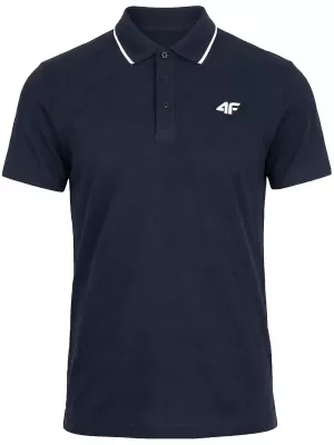 Herren-T-Shirt mit Kragen 4F WMM00TPTSM0773 GEWOHNHEITEN