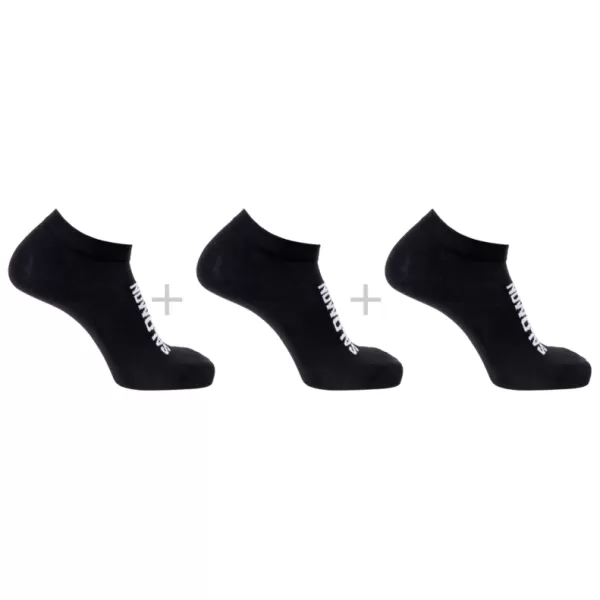  Socken SALOMON EVERYDAY LITE LOW 3-PACK LC2912000 SCHWARZ 