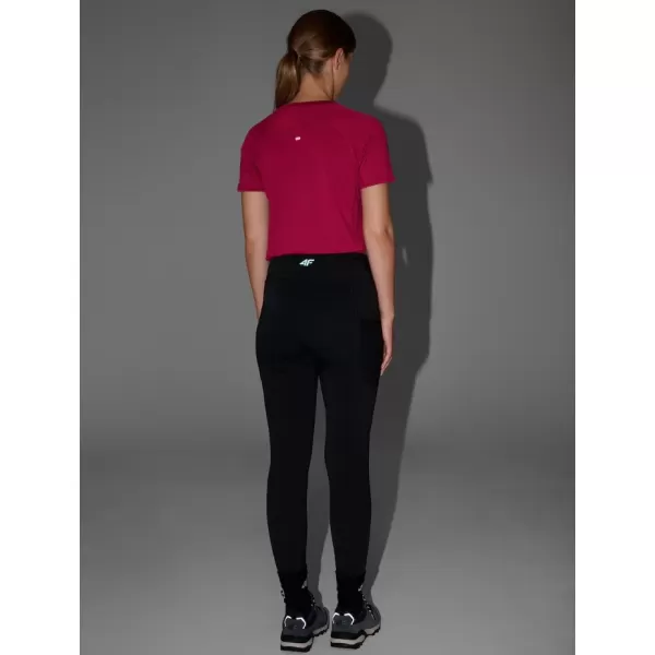  Leggings für Damen 4F WAW25TFTIF373 TIEFSCHWARZ 