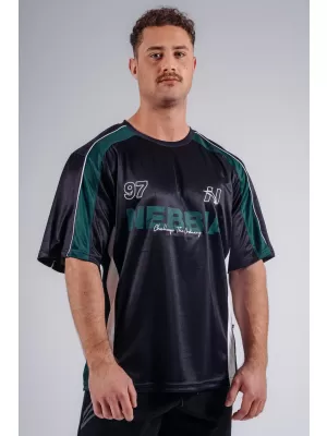 Übergroßes Jersey-T-Shirt 97 NEBBIA PRIMAL 885 SCHWARZ