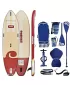 Paddle-Board SKIFFO RIVAGE LAVA ROT/WEIß