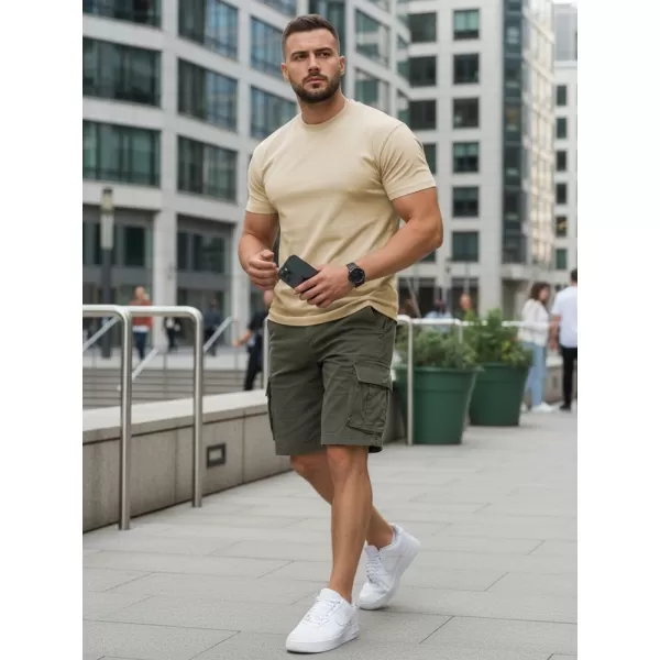  Herren-T-Shirt DSTREET RX5676 BEIGE 