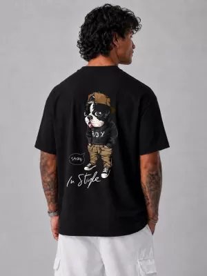 Herren-T-Shirt DSTREET NX4007R-BK-O SCHWARZ