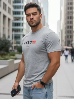Herren-T-Shirt DSTREET RX4744 HELLGRAU