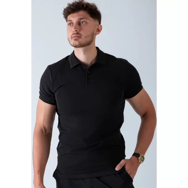  Herren-T-Shirts NEBBIA MIKE MUSCLE FIT POLO 157 SCHWARZ 