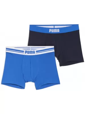 Herren-Boxershorts PUMA MEN EVERYDAY PLACED LOGO BOXER 2P 93847603 BLAUE KOMBINATION