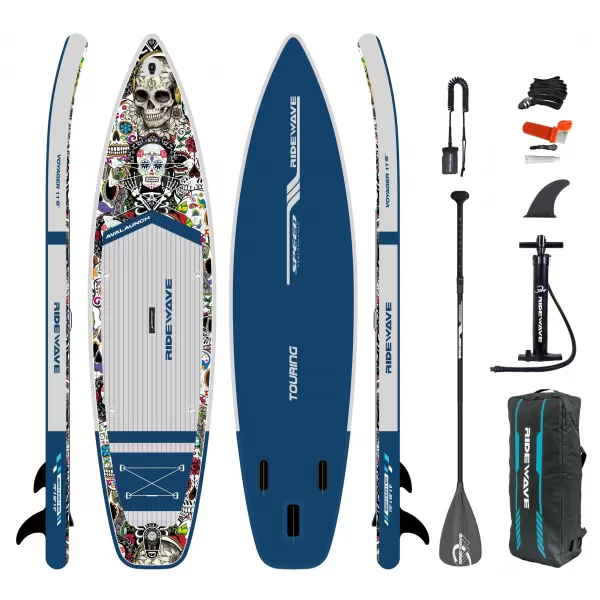  Paddle-Board RIDEWAVE NEW VOYAGER 11'6'' TOURING DUNKELBLAU 
