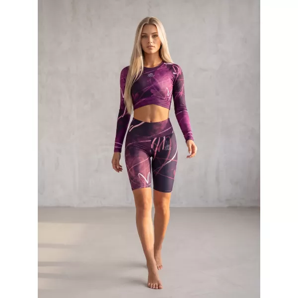  Premium-Overknee-Leggings für Damen (neue Größen) ALTISPORT VOJ/ALW082LEG06 LILA 