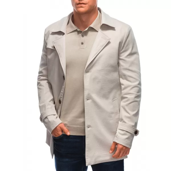  Herrenmantel EDOTI C570 HELLBEIGE 