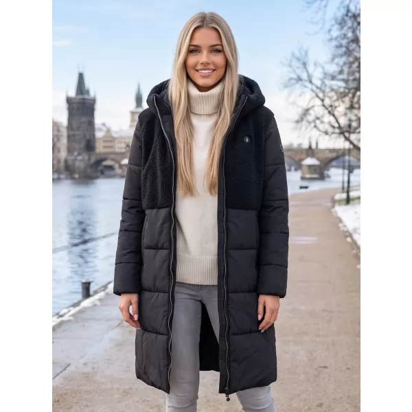  Damenmantel ALTISPORT IZZY SCHWARZ 