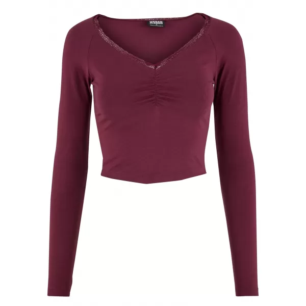  Damen-T-Shirt URBAN CLASSICS TB7729-01151 KIRSCHE 