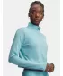 Damen-T-Shirt UNDER ARMOUR TECH BRANDED 1/2 ZIP 6009988-425 BLAU