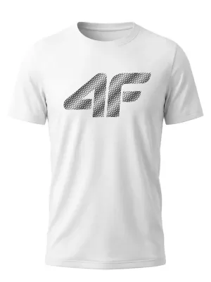 Herren-T-Shirt 4F WMM00TTSHM3342 WEIß