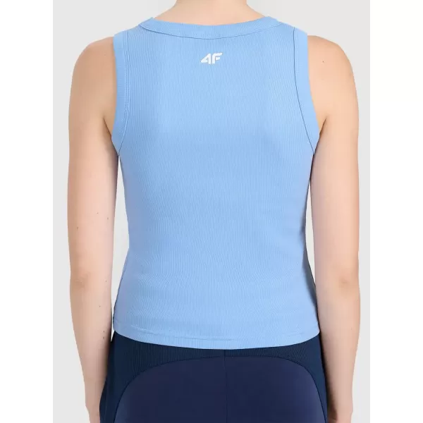  Damen-Tanktop 4F WMM00TSLEF299 DENIM 