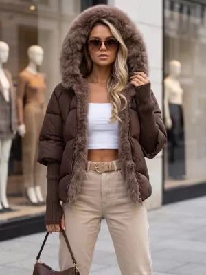 Damenjacke DSTREET TY5989 BRAUN