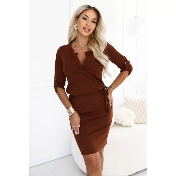  Kleid NUMOCO AGATA 161-20 ZIMTBRAUN 