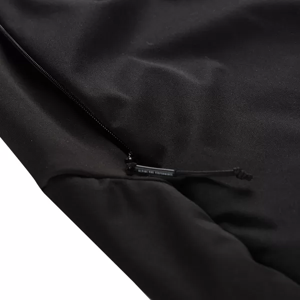  Softshellhose für Herren ALPINE PRO ABAR 2 SCHWARZ 