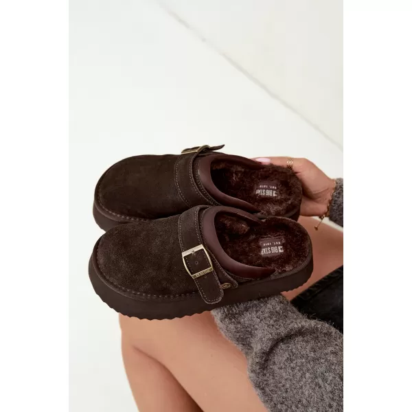 Damenhausschuhe BIG STAR SHOES UU274697 BRAUN/BEIGE 