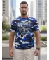Herren-T-Shirt DSTREET NX2001R-BL-M BLAU