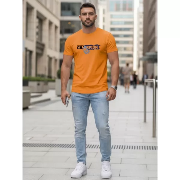  Herren-T-Shirt DSTREET NX5017R-OR ORANGE 